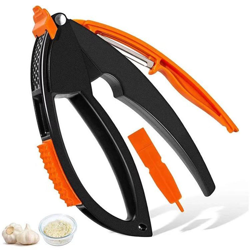 Manual Multifunctional Household Garlic Press Set Kitchen Gadgets