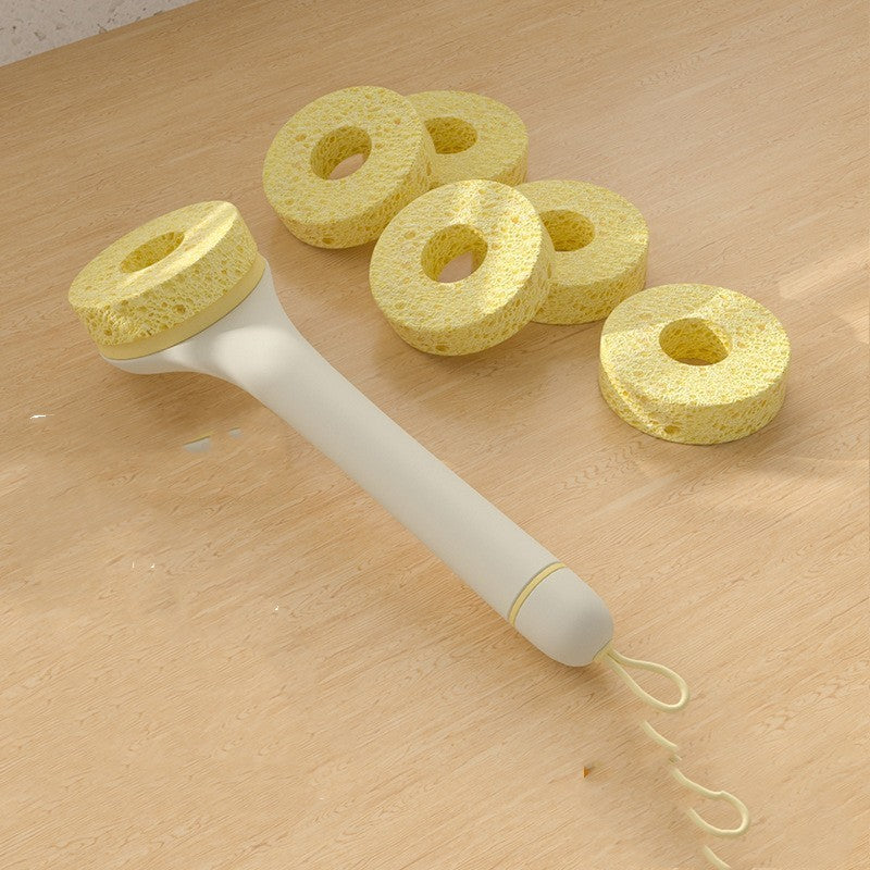 Wood Pulp Sponge Cleaning Brush Kitchen Gadgets